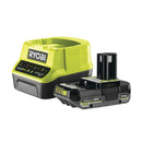 Ryobi Kit Batteria e Caricabatterie RC18120-120 da 18V - 1 x 2.0Ah
