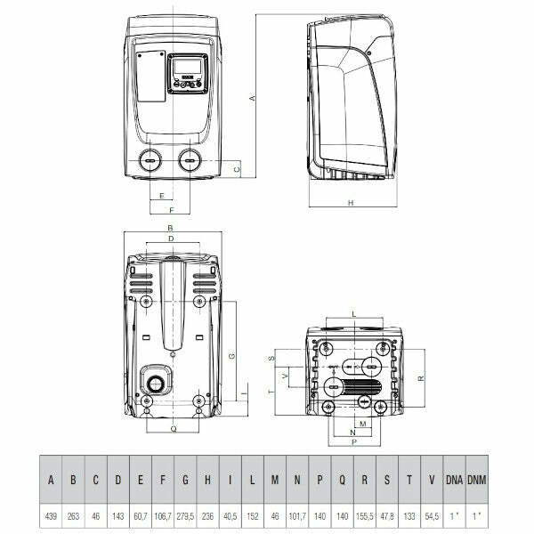 Dab E.SYBOX MINI 3 pressurizzazione elettronico ambiente domestico 0,85 kW