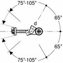 Geberit sifone vasca azionamento a rotazione d52 L28cm