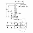 Grohe sistema doccia Euphoria SmartControl 310 Cube Duo 26508000