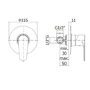 Paffoni Green miscelatore doccia incasso cromo