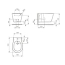 Bidet sospeso Connect E799701 Ideal Standard