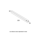 Plafoniera tubo a LED Century Speedy SPD-043030 32,5 cm 4W 3000K