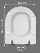 Sedile compatibile Ceramica Dolomite Clodia bianco europeo