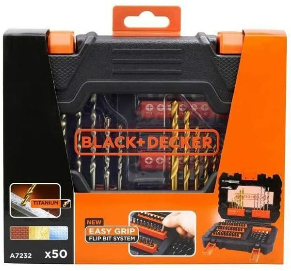 Black & Decker set 50 pezzi per forare ed avvitare