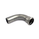 Curva 90° a pressare maschio femmina inox 181/901