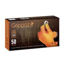 Guanti monouso Grippaz 246OR-L 24 cm arancione - box 50 pezzi