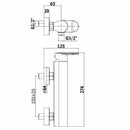Paffoni Candy miscelatore doccia esterno 1/2" cromo