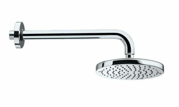 Bossini Oki soffione doccia con braccio, 200 mm, 28x300 mm, cromo