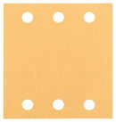 Bosch set 10 fogli abrasivi 115 x 107 mm, grana 120