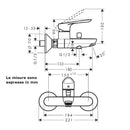 Logis E miscelatore vasca esterno Hansgrohe 71403000