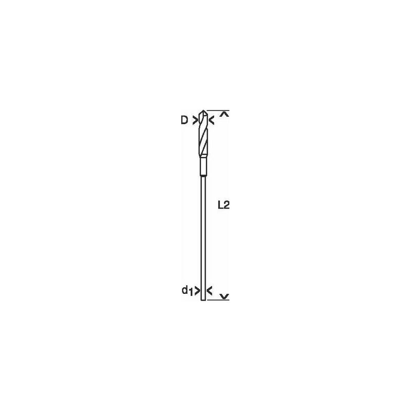 Bosch punta per casseforme e installazioni 8 x 600 mm, diametro 6 mm