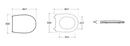 Ceramica Globo Grace GR021BI sedile con chiusura tradizionale bianco
