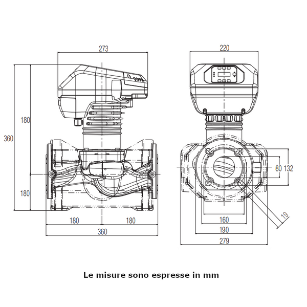 Circolatore singolo Dab Evoplus B 80/360.80 M 670 W