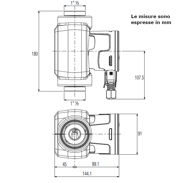 Dab EVOSTA 3 40/180 1" circolatore elettrico 1"1/2 20 W