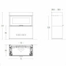 Piazzetta LUGANO MC 65/60 stufa caminetto a legna 11 kW