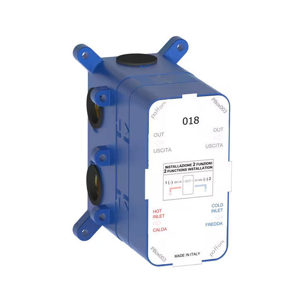 Paffoni PBOX003 Corpo incasso a 2 uscite per linea doccia codice 018