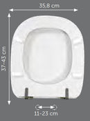 Sedile compatibile Pozzi Ginori Cinquecento bianco