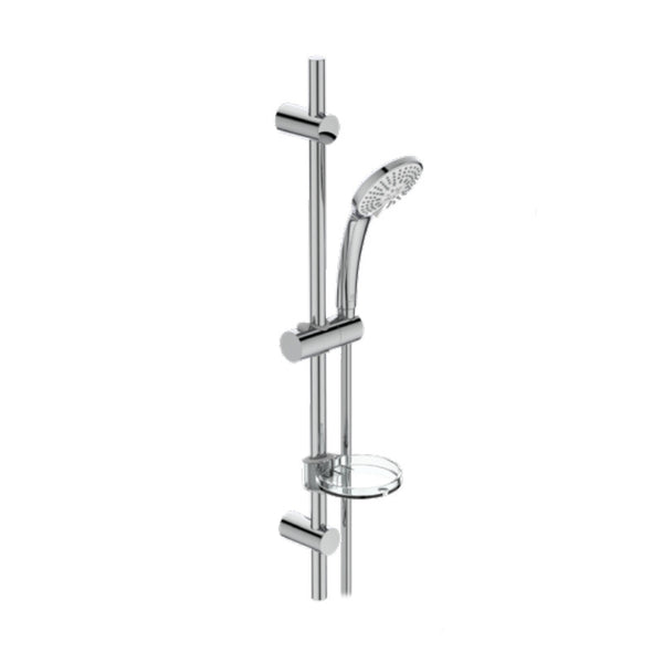 Asta doccia Idealrain B9419AA Ideal Standard con doccetta 3 getti senza miscelatore