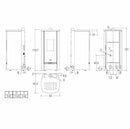 Piazzetta P220 M TOP stufa a pellet 8,5 kW scarico superiore