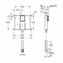 Grohe cassetta di sciacquo per wc spessore 80 mm