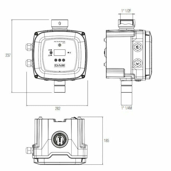 Dab Active Driver Plus T/T 5.5 inverter TRIFASE comando elettropompe 5.5 kW