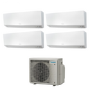 Daikin climatizzatore Quadrisplit Perfera Wall 9.000 + 12.000 + 15.000 + 15.000 BTU 4MXM80A con FTXM25R, FTXM35R e 2 FTXM42R