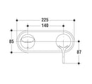 Ideal Standard MELANGE Monocomando lavabo a parete, parti esterne