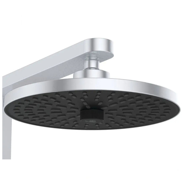Ideal Standard Ceratherm Alu+ colonna doccia con miscelatore termostatico, doccetta e soffione argento opaco BD583SI