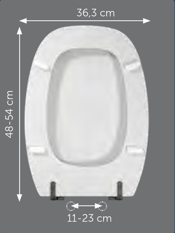 Sedile compatibile Pozzi Ginori Italica bianco