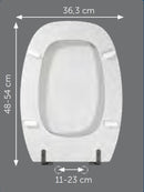Sedile compatibile Pozzi Ginori Italica bianco