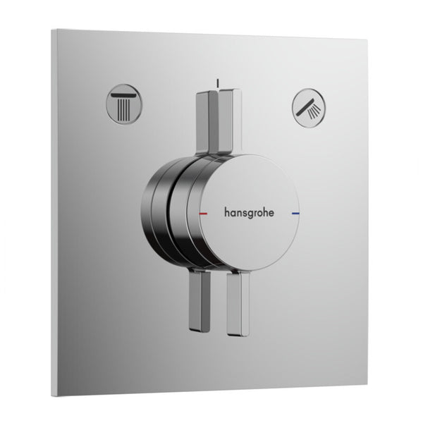 Miscelatore doccia ad incasso DuoTurn E Hansgrohe per 2 utenze 75417000