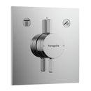 Miscelatore doccia ad incasso DuoTurn E Hansgrohe per 2 utenze 75417000