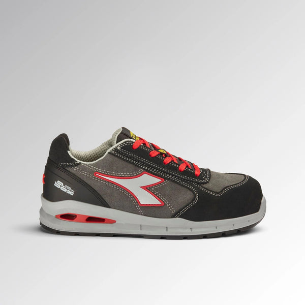 Scarpa RUN A.BOX LOW S3S FO SR ESD Diadora Grigio Rosso