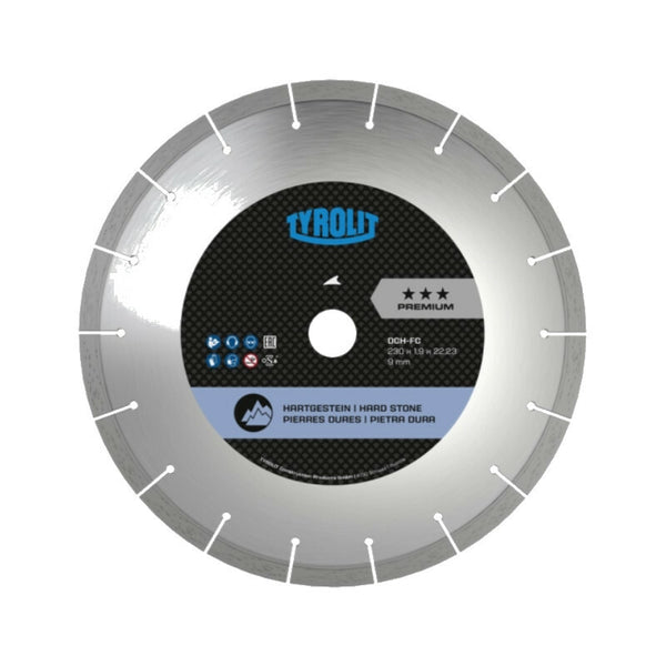 Disco diamantato Tyrolit PREMIUM DCH-FAST CUT taglio a secco 230 x 1,9 mm