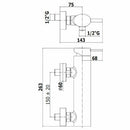 Paffoni Berry miscelatore doccia esterno senza doccetta cromo