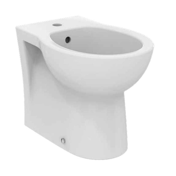 Bidet a terra Eurovit W330501 Ideal Standard monoforo bianco lucido