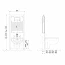 Kariba Tekno PratiKa 9.0 modulo installazione autoportante vaso sospeso