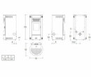 Superior Maryon stufa a pellet ermetica 8,5 KW