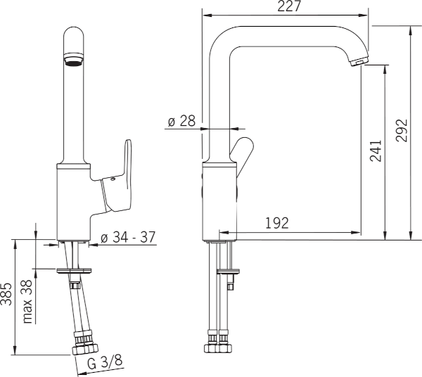 Hansa Italia Hansaprimo miscelatore lavello cromo