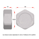 Tappo cieco 4100 34 Far Rubinetterie 3/4" F