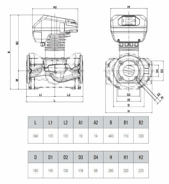 Dab Evoplus B 120/340.65 M circolatore elettronico singolo 730 W