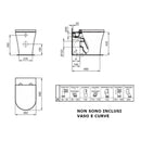 Sedile avvolgente La dolce Vita LDV E330401 Ideal Standard chiusura ammortizzata bianco lucido