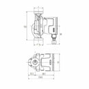 Dab Evosta 2 SAN 80/150 1" circolatore per acqua calda sanitaria attacchi 1"1/2 60186588