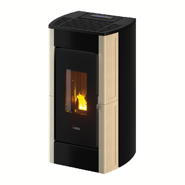 Cadel Perla 7 stufa Pellet Air ermetica 7 KW in maiolica