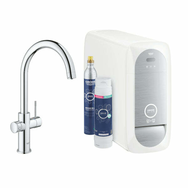 Grohe Blue Home starter kit miscelatore C, refrigeratore, filtro Mg+Zn