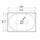 Ideal Standard TONIC Piatto doccia acrilico rettangolare 140 X 80 cm