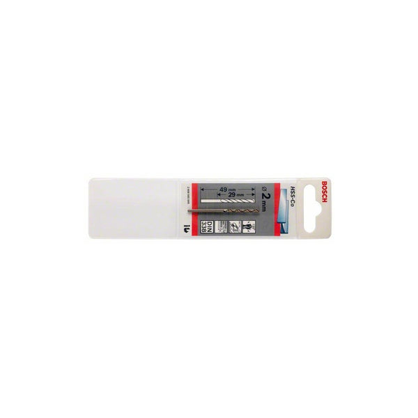 Bosch punta per metallo HSS-Co, DIN 338 2 x 29 x 49 mm