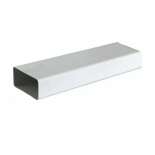 Edil Plast tubo di aerazione 150 x 70 mm CT157B 1,5 m bianco