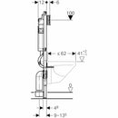 Geberit Duofix modulo wc sospeso 112cm con cassetta risciacquo incasso Sigma 12cm